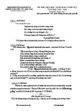 Đề thi chọn học sinh giỏi cấp huyện môn Ngữ văn Lớp 7 - Năm học 2015-2016 - Phòng GD & ĐT Lương Tài (Có đáp án)